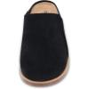 image:imageCUSHIONAIRE Womens Clay Genuine Leather footbed clog with Comfort paddingBlack