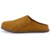 image:imageCUSHIONAIRE Womens Clay Genuine Leather footbed clog with Comfort paddingTan