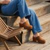 image:imageCUSHIONAIRE Womens Gibbons Faux Wood Clog with Memory Foam Padding Wide Widths AvailableChestnut