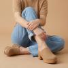 image:imageCUSHIONAIRE Womens Gibbons Faux Wood Clog with Memory Foam Padding Wide Widths AvailableSand