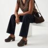 image:imageCUSHIONAIRE Womens Guest Faux Wood Clog with Memory Foam Padding Wide Widths AvailableBlack