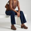 image:imageCUSHIONAIRE Womens Guest Faux Wood Clog with Memory Foam Padding Wide Widths AvailableBrown