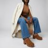 image:imageCUSHIONAIRE Womens Guest Faux Wood Clog with Memory Foam Padding Wide Widths AvailableChestnut