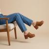 image:imageCUSHIONAIRE Womens Guest Faux Wood Clog with Memory Foam Padding Wide Widths AvailableChestnut