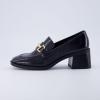 image:imageCUSHIONAIRE Womens Royal Block Heel Loafer Memory Foam Wide Widths AvailableCharcoal
