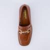 image:imageCUSHIONAIRE Womens Royal Block Heel Loafer Memory Foam Wide Widths AvailableCognac
