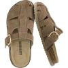 image:imageCUSHIONAIRE Benson Fisherman Sandals for Women  Suede Slip On Closed Toe Womens Clogs with Memory Foam Cork Footbed and Arch SupportTaupe Suede