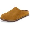 image:imageCUSHIONAIRE Womens Clay Genuine Leather footbed clog with Comfort paddingTan