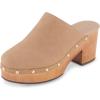 image:imageCUSHIONAIRE Womens Gibbons Faux Wood Clog with Memory Foam Padding Wide Widths AvailableSand