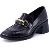 image:imageCUSHIONAIRE Womens Royal Block Heel Loafer Memory Foam Wide Widths AvailableCharcoal