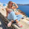 image:imageCUSHIONAIRE Pool Slides for Women Waterproof Double Buckle Adjustable SlipOn Womens Sandals for Beach Shower Casual WearClear