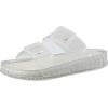 image:imageCUSHIONAIRE Pool Slides for Women Waterproof Double Buckle Adjustable SlipOn Womens Sandals for Beach Shower Casual WearClear