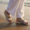 image:imageCUSHIONAIRE Pool Slides for Women Waterproof Double Buckle Adjustable SlipOn Womens Sandals for Beach Shower Casual WearClear