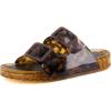 image:imageCUSHIONAIRE Pool Slides for Women Waterproof Double Buckle Adjustable SlipOn Womens Sandals for Beach Shower Casual WearTortoise