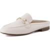image:imageCUSHIONAIRE Yummy Slip On Womens Mules Business Casual Loafers for Women with Low Heel and Metal Chain Detail  Run Small Size UpBone
