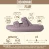 image:imageCUSHIONAIRE Fame Pillow Recovery Sandals for Women Adjustable Double Buckle Waterproof EVA Cloud Slides for WomenIris