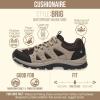 image:imageCUSHIONAIRE Brig Womens Hiking Shoes Supportive Trail Shoes for Women with Waterproof Protection and Arch SupportTaupe M