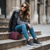 image:imageCUSHIONAIRE Hart Womens Casual Shoes with Dual Zippers Lightweight Hidden Wedge Fashion Sneakers for WomenBlack Canvas