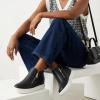 image:imageCUSHIONAIRE Hart Womens Casual Shoes with Dual Zippers Lightweight Hidden Wedge Fashion Sneakers for WomenBlack Pu