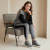 image:imageCUSHIONAIRE Hart Womens Casual Shoes with Dual Zippers Lightweight Hidden Wedge Fashion Sneakers for WomenGrey