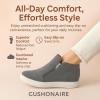 image:imageCUSHIONAIRE Hart Womens Casual Shoes with Dual Zippers Lightweight Hidden Wedge Fashion Sneakers for WomenGrey