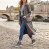 image:imageCUSHIONAIRE Hart Womens Casual Shoes with Dual Zippers Lightweight Hidden Wedge Fashion Sneakers for WomenGrey