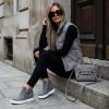 image:imageCUSHIONAIRE Hart Womens Casual Shoes with Dual Zippers Lightweight Hidden Wedge Fashion Sneakers for WomenGrey