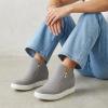 image:imageCUSHIONAIRE Hart Womens Casual Shoes with Dual Zippers Lightweight Hidden Wedge Fashion Sneakers for WomenGrey Pu
