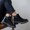 image:imageCUSHIONAIRE Parade PullOn Womens Boots Lightweight Lug Sole Chelsea Style Ankle Boots for Women with Detailed StitchingBlack