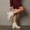 image:imageCUSHIONAIRE Parade PullOn Womens Boots Lightweight Lug Sole Chelsea Style Ankle Boots for Women with Detailed StitchingBone