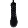 image:imageCUSHIONAIRE Womens James lace up boot Memory Foam Wide Widths AvailableBlack Faux Suede