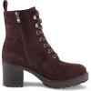image:imageCUSHIONAIRE Womens James lace up boot Memory Foam Wide Widths AvailableChocolate Faux Suede