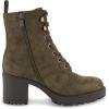 image:imageCUSHIONAIRE Womens James lace up boot Memory Foam Wide Widths AvailableKhaki Faux Suede