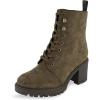 image:imageCUSHIONAIRE Womens James lace up boot Memory Foam Wide Widths AvailableKhaki Faux Suede
