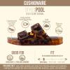 image:imageCUSHIONAIRE Pool Slides for Women Waterproof Double Buckle Adjustable SlipOn Womens Sandals for Beach Shower Casual WearTortie Smooth