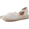image:imageCUSHIONAIRE Talisa Espadrilles for Women Closed Toe Wedge Sandal with Elastic Ankle Strap and Jute Wrapped Sole BEIGE 10W