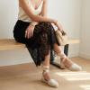 image:imageCUSHIONAIRE Talisa Espadrilles for Women Closed Toe Wedge Sandal with Elastic Ankle Strap and Jute Wrapped Sole BEIGE 10W