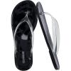image:imageCUSHIONAIRE Splash Jelly Flip Flops for Women With Flexible Sole Soft Footbed Summer Sandals for WomenBlack
