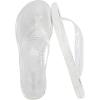 image:imageCUSHIONAIRE Splash Jelly Flip Flops for Women With Flexible Sole Soft Footbed Summer Sandals for WomenClear