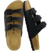 image:imageCUSHIONAIRE Womens Lela Cork footbed Sandal with ComfortBlack Nappa