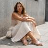 image:imageCUSHIONAIRE Caper Jelly Sandals for Women Comfortable Womens Slides with Cushioned Footbed and Wide Widths AvailableClear