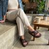 image:imageCUSHIONAIRE Eden Footbed Sandals for Women Comfortable Arch Support Womens Sandals with Platform Slingback Strap and Memory FoamChocolate