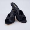 image:imageCUSHIONAIRE Elle Pointed Heel Womens Sandal Open Toe Heeled Mule with Cushioned Memory and Stiletto DesignBlack