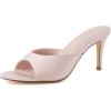 image:imageCUSHIONAIRE Elle Pointed Heel Womens Sandal Open Toe Heeled Mule with Cushioned Memory and Stiletto DesignPink