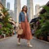 image:imageCUSHIONAIRE Flora Platform Espadrilles for Women Dressy Wedge Closed Toe Sandals with Ankle Strap and Cushioned FootbedNatural
