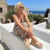 image:imageCUSHIONAIRE Ola Raffia Espadrille Platform Sandals for Women Casual Open Toe Adjustable Ankle Strap Womens SandalsNatural