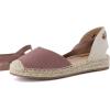 image:imageCUSHIONAIRE Talisa Espadrilles for Women Closed Toe Wedge Sandal with Elastic Ankle Strap and Jute Wrapped Sole CHOCOLATE 6