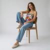 image:imageCUSHIONAIRE Tapas Canvas Mary Jane Flat Espadrilles for Women Cushioned Comfort Closed Toe with Adjustable StrapBeige