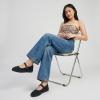 image:imageCUSHIONAIRE Tapas Canvas Mary Jane Flat Espadrilles for Women Cushioned Comfort Closed Toe with Adjustable StrapBlack