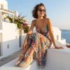 image:imageCUSHIONAIRE Tuti Platform Espadrilles for Women Multicolor Woven Closed Toe Wedge Sandals with Adjustable Ankle Strap and Cushioned FootbedNatural Raffia